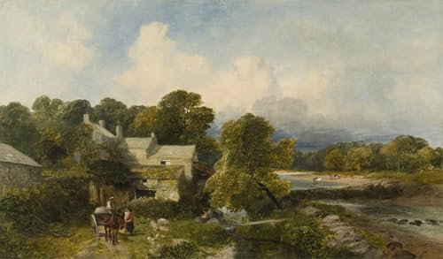 Peinture moderne Cotherstone Yorkshire grande affiche décoration murale