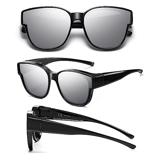 GEGURI Sun Glasses Over Glasses Women's, Fit Over Glasses Polarized Sunglasses For Women, 100% UV Protection — view 2