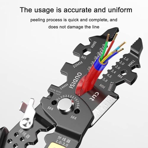 ELMVIA Store ELMVIA 25-in-1 Multifunction Wire Stripper Crimping Tool - Image 6