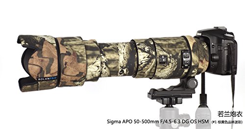 Amazon | ROLANPRO レンズ衣類迷彩レインカバー Sigma APO 50-500mm F