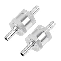 2 Stück Kraftstoff Rückschlagventil 8mm, Rückschlagventil Schlauch, für Benzin, Diesel, Pflanzenöl, Wasser, (8 Mm)