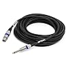 Tiger Microphone Cable 10m XLR to Jack Low Noise #1