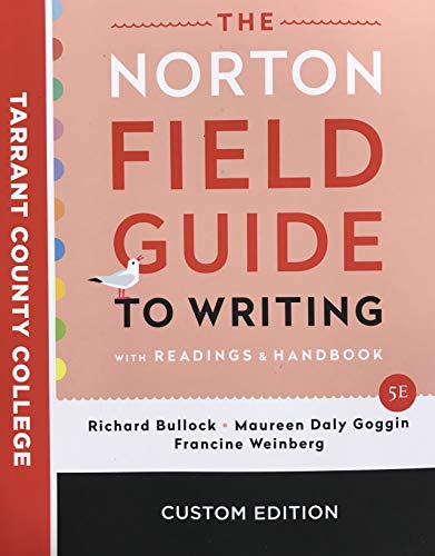 The Norton Field Guide to Writing - Custom for ... 0393693082 Book Cover