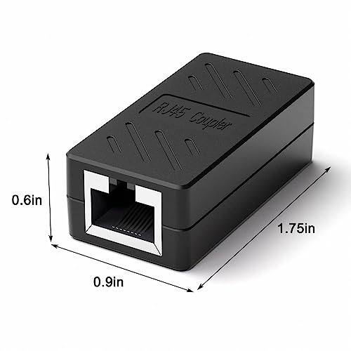 ikis 2 pcs - Ethernet Coupler RJ45 Coupler 8p8c Connector Ethernet Cable Extender Adapter for Cat7 Cat6 Cat5e Cat5 LAN Connector in Line Coupler... - Image 6