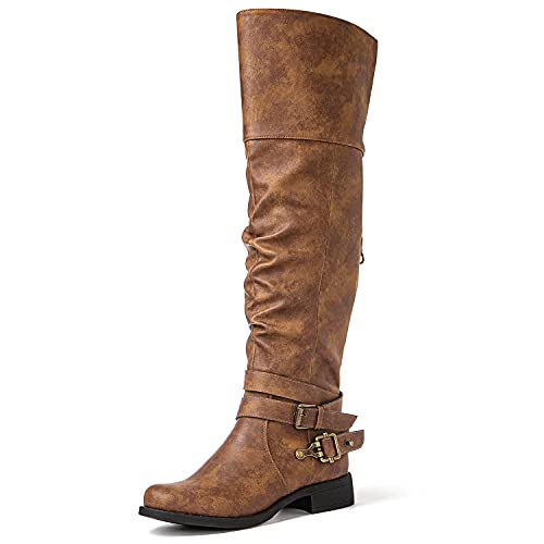 GLOBALWIN Women's Over The Knee Thigh High Boots