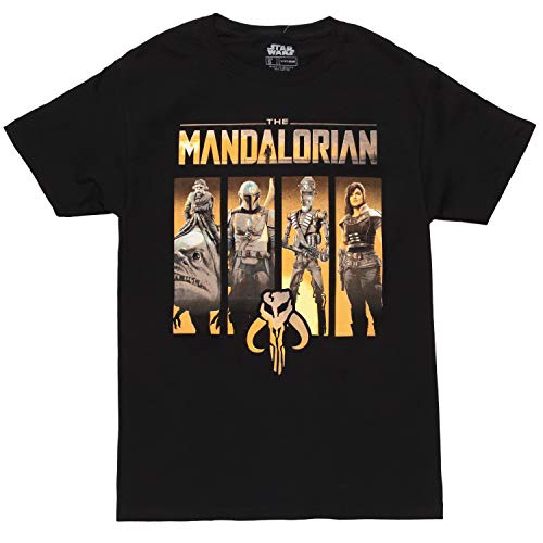 T-shirt Star Wars Boba Box Up pour homme en coton noir