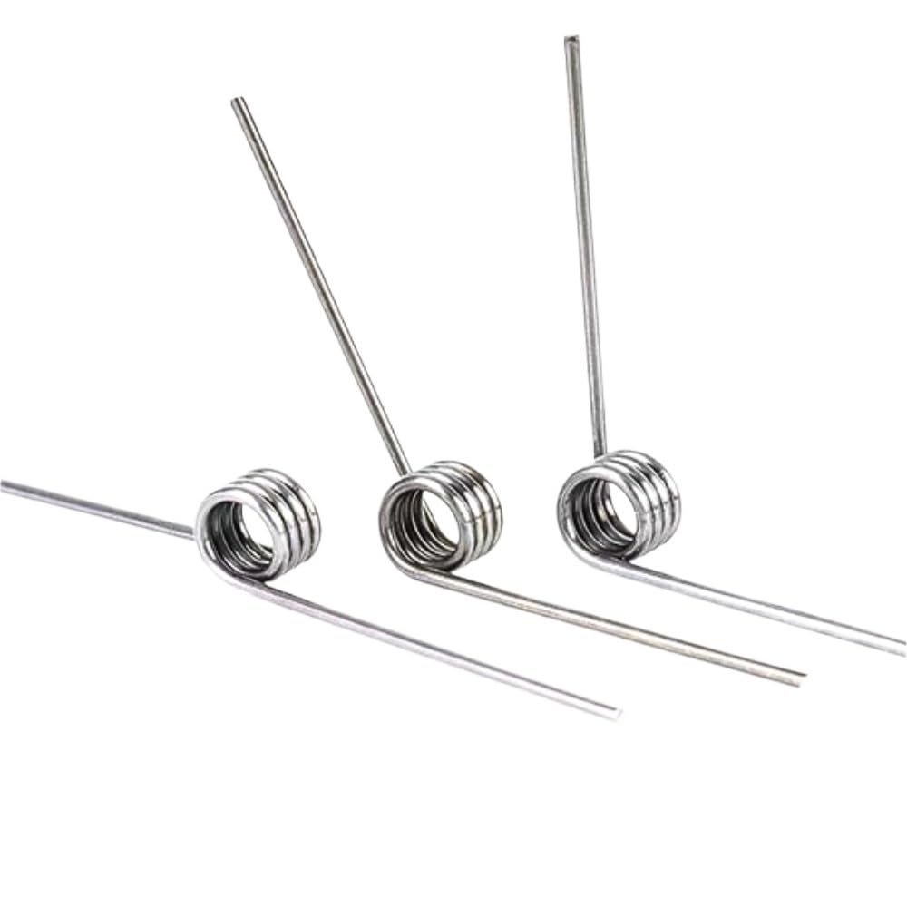 Produktbild von 5 Stück Linke Torsionsfedern 304 Edelstahl – 1,2 Mm Draht, 1–5 Windungen, 0–270° Winkel, Für Reparatur & Basteln