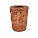 BLLYAYR Wewnętrzne kosze na śmieci kreatywne retro rattanowe tkane domowe pojemniki na śmieci śmieci pojemniki na śmieci do przechowywania papieru kosz na śmieci 3 l / 5 l / 8 l / 12 l / 20 l / 38 L pojemniki na śmieci (kolor: Brązowy, rozmiar: 38L)