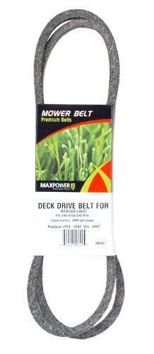 Courroie de remplacement 954-0497 résolvant le patinage sur MTD Cub Cadet Troy Bilt Maxpower