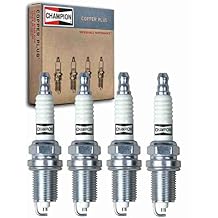 4 pc Champion Copper Plus Spark Plugs compatible with Honda Civic 1.5L 1.6L L4 1992-2000