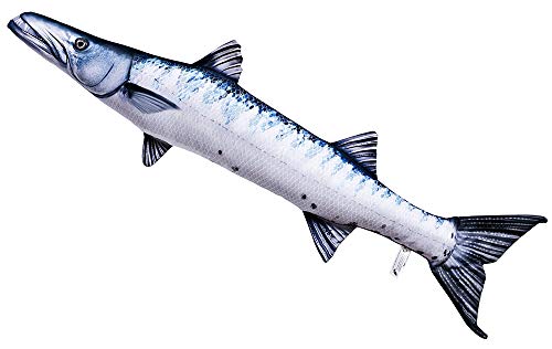 Preisvergleich Produktbild Gaby DER GROßE BARRAKUDA 110cm Kuscheltier Stofftier Fisch Polyester Kissen