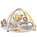 Taf Toys Savannah 360Â° Activity Gym with Music & Light & 20 Playful Activities, Thickly Padded with Soft Mat and a Unique â€œCrinkle Toyâ€ for a Variety of Body Positioning for Newborn and Up
