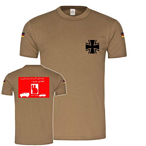 Distance halten TYP2 haut vert XXL humour militaire Afghanistan