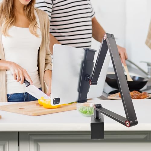 Support de tablette bras pliable support de table et portefeuille de téléphone long