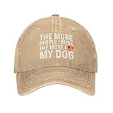 Photo Gallery kwqdozf cappello divertente più persone incontro, più amo il mio berretto da cane per uomo cappellino da baseball cappelli vintage Photo Gallery kwqdozf cappello divertente più persone incontro, più amo il mio berretto da cane per uomo cappellino da baseball cappelli vintage