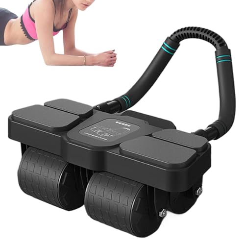 Rueda AB con soporte de codo y rebote automático para fitness en casa