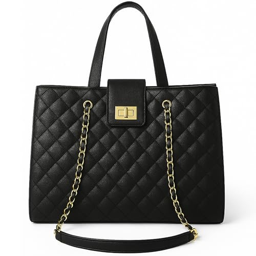 Bolso acolchado para laptop mujer 15.6 pulg cuero PU miniatura 1