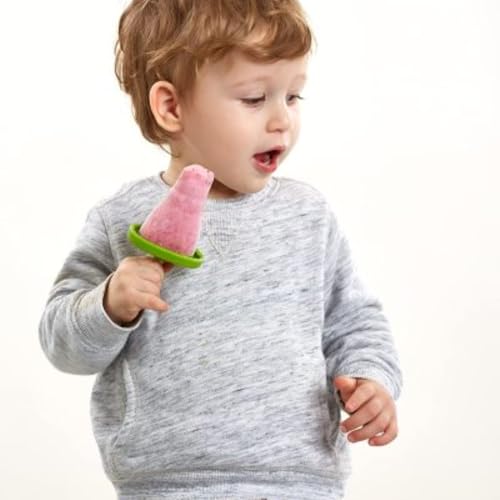 Miniatura 3 de Lékué Palos Para Helados Pack 20 Un, Apilables Mini E Icónicos Lápiz,Espiral,Cohete Y Pie Blanco, 93 Mm