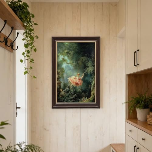 Impression toile Fragonard cadre suspendre deco murale bureau