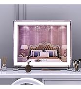 Amazon.co.jp: ANYHI 女優ミラー 化粧鏡 ハリウッドミラー 三色照明