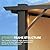 Aoxun 10'x12' Outdoor Retractable Pergola with Adjustable Roof, Modern Metal Patio Aluminum Pergola with Sun Shade Canopy, Brown Shade Cover for Garden, Backyard and Deck