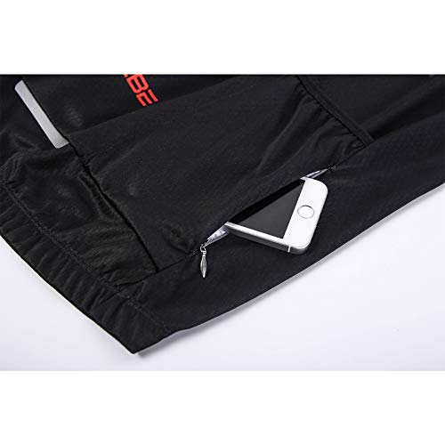 image for VEBE Men's Lightweight Cycling Jersey Short Sleeve Bike Shirts Reflect