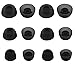 Rqker Eartips Compatible with Jabra Elite 65t, 75t, 3, 4, 7, 8, Active 8, Elite 10; 12 Pairs S/M/L Sizes Soft Silicone Tips, Gray