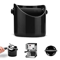 Dreamfarm Grindenstèin Sturdy, Compact, Modern Space-Saving Espresso Coffee Grind Knock Box - Black