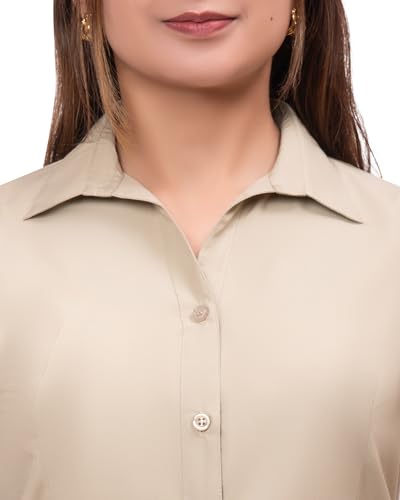 Image of ESTA Women 3 /4 Sleeve Stylish Western Official Formal Shirts Regular fit Shirts for Women
