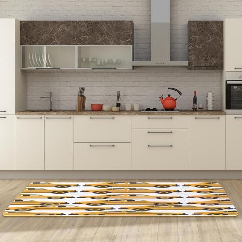 Alfombrillas de cocina para pasillo y zona de lavandería 3