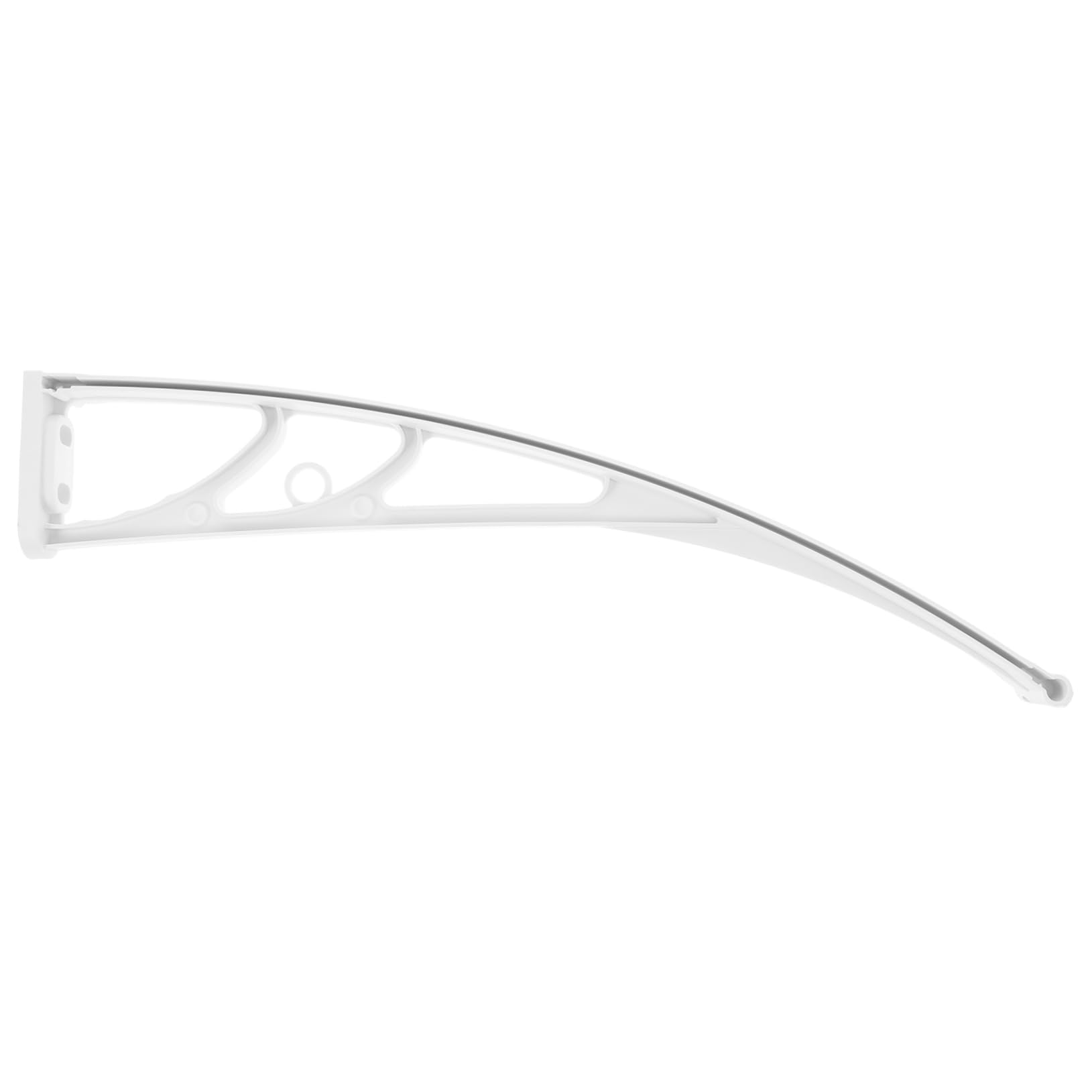 Support de store durable blanc pour fixation porte de terrasse