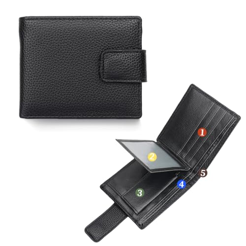 Image of KAIDUCHKDC Bifold Wallet for Men with Gift Box Minimalist Mens Wallet Slim Credit Card Holder Christmas Gift for Women Birthday Gifts for Men