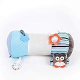 Diviértete el mejor tiempo de barriga con este rodillo de tiempo de barriga maravillosamente suave con un montón de juguetes interactivos para mantener a tu pequeño entretenido