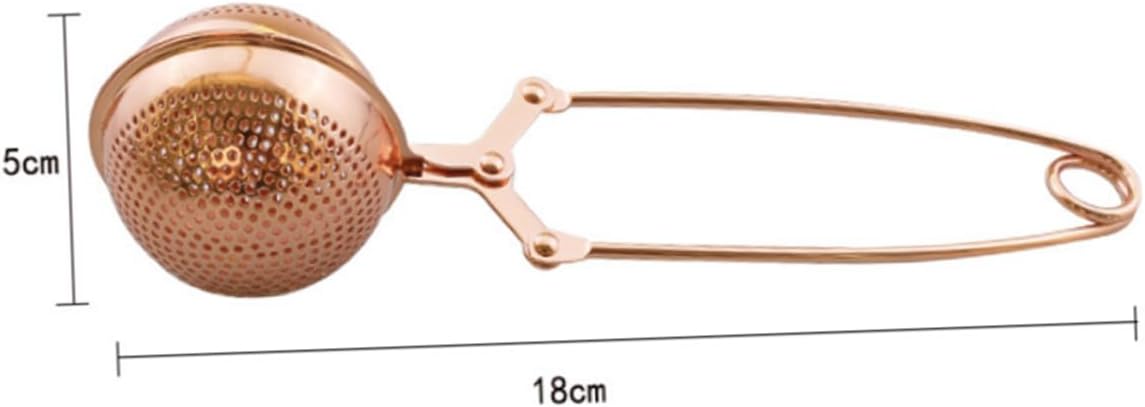 Tea Infuser, 1pc Tea Infuser Creative Tea Filter Tea Leaker for Tea House Stainless Steel Tea Leaker Saucer Tea Strainer