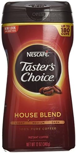 Nescafe Taster's Choice Instant Coffee, Regular, 12 Ounce (Pack of 3)