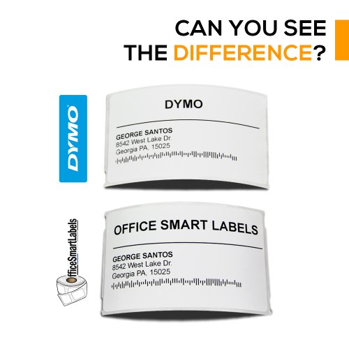 Officesmartlabels - 2-5/16" X 4" Shipping Labels, Compatible With 30256 - (4 Rolls / 300 Labels Per Roll) #TOP4
