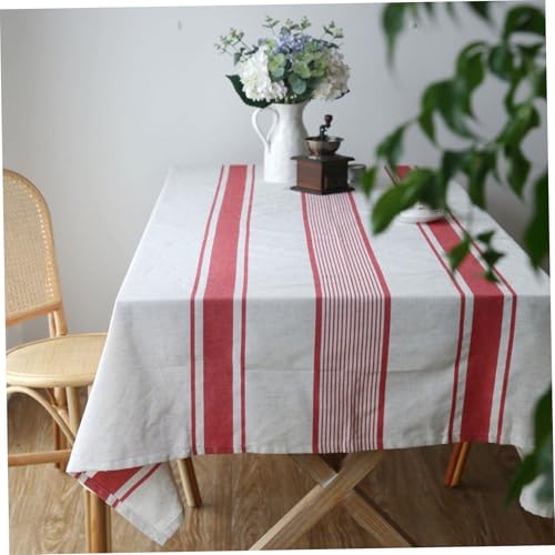 Nappe en lin lavable et réutilisable 59x86 pour table rectangulaire