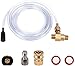 Opaltool - Kit iniettore chimico per idropulitrice, 4000 psi, erogatore di sapone regolabile con attacco rapido da 3/8" e tubo sifone da 3 m