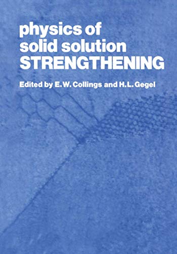 Physics of Solid Solution Strengthening view 2