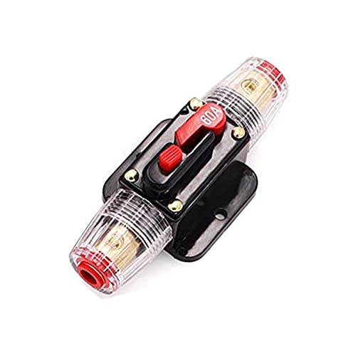 Disjoncteur audio de camion de voiture 12V 24V 60A porte-fusible réarmable pour tuning