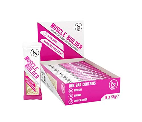 NXT Level Multipack Muscle Builder Barres Protéinées Cheesecake à Framboise Cover