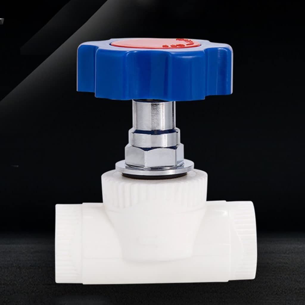 Accesorios de tubería de plástico, conectores de tubería de agua PPR, 1 válvula de bola de 20-160 mm, válvula de núcleo de acero PPR de 20-63 mm de diámetro interior, válvula de interruptor de control
