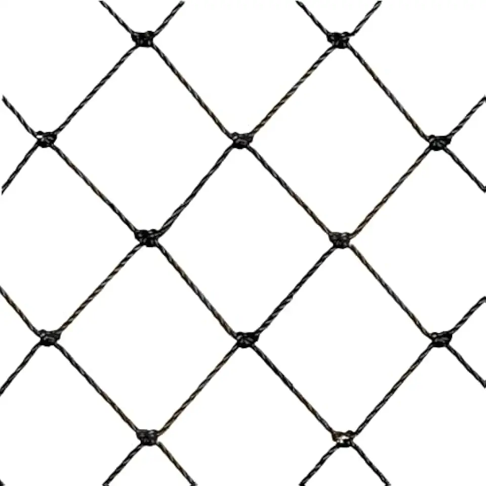 Rede de Proteção 1,30x 1,60 m para Sacada e Janela | Kit Completo para Segurança de Crianças e Pets (Preto)