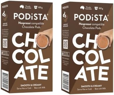 Nespresso Original Line Compatible Capsules Hot Chocolate Hot Cocoa Pods - Smooth & Creamy - 20 Pod Package