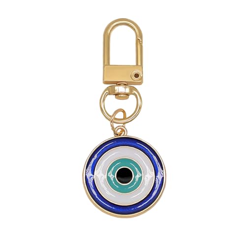 Jasimkiss Colourful Evil Eye Keychains Bag Purse Key...