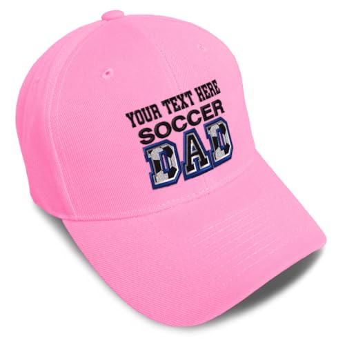 Image of Custom Baseball Caps for Men & Women Embroidered Soccer Dad B Embroidery Ladies & Men Baseball Hats Acrylic
