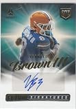 Football Trading Card 2025 Panini Luminance Future Signatures NIL #14 Vernell Brown III EX/NM Auto