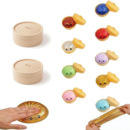 Bao Squeeze -2pc, Slow Rise Stress Ball, Fun Random Surprise Pack