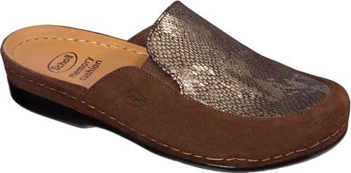 Scholl OLARA MARRÓN OSCURO Regleta cerrada Memory cushion, marrón, 37 EU