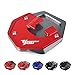 Produktbild CNC Aluminium Motorrad Seitenständer Vergrößern Platte für TENERE 700 2019 2020 Grau+Rot